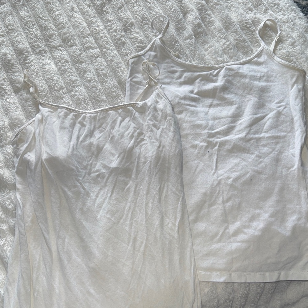 Ambiance Cream Spaghetti Strap Tops